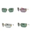 Klassische Herren-Sonnenbrille, modische, randlose Designer-Sonnenbrille für Damen, UV400-Schutz, Strand, Reisen, photochrome Brille, praktisch, MZ0136 E4