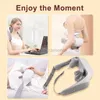 Massaging nek kussenwaten elektrisch diepe weefsel 5d kneden nek massagekussen kussen kussen draadloos shiatsu rugschouder kneadmassager voor pijnverlichting 240323