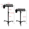 Stojaki 1PCS Profesjonalny regulowany salon fryzjerski Rolling Trolley Beauty Salon Taca Salon Salon Tattoo Spa Farber Tool z tacą