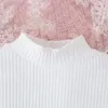 Ensembles de vêtements Vêtements pour bébés filles 2T 3T 4T Pull en tricot à manches longues et jupe plissée Ensemble Tenues d'automne pour tout-petits