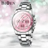 Biden BIDEN New Simple and Fashionable Womens Watch Waterproof Night Light Pointer Quartz Watch