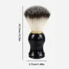 Beard Shaving Brush Makeup Brushes 1st TROE TROE HANDLA SAL Barber Soap Foam Shave Men Ansiktsrengöringsverktyg A4HD#