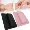 Équipement 1pc Soft Nail Art Beauty Salon Pouteau à main Bras de repos Mat à coussin Pu Sponge Holder Manucure Équipement Noir Salon