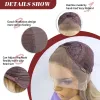 Pruiken Ombre Ash Blonde Lace Front Pruiken Voor Vrouwen Golf Golvend Gekleurde 13x3 Donkere Wortels Lijmloze Synthetische pruik Voor Dagelijks Gebruik