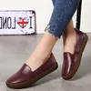 Sapatos casuais mulheres branco couro genuíno para mocassins macio mocassin femme oxford deslizamento em plano