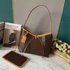 Designer Dames Schoudertas Carryall MM PM Tote Echt leer Vintage Zwart Bruin Dame Strik Portemonnee Topkwaliteit Handtassen Cross Body Bag