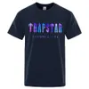 Ny Trapstar Letter Print T-shirt Summer Mens Cotton Casual Short Street Dress Stor t-shirt