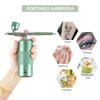 Wireless Portable Airbrush Oxygen Injector Nano Fog Mist Sprayer Gun For Nail Design Tattoo Craft Cake DIY Colorful AirBrush 240322