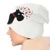 Baretten Scottie Hond Liefde Harten Skullies Mutsen Caps Mannen Vrouwen Unisex Winter Warm Breien Muts Volwassen Leuke Schotse Terriër Bonnet Hoeden