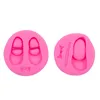 Silicone Molds Baby Shoes Fondant Mold for Baby Shower Cake Decoration Cupcake Topper Chocolate Candy Polymer Clay Gum Paste 1222128