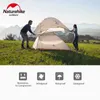 Tält och skydd NatureHike Cloud Up 2 camping tält dubbel person turisttält ultralight 20d silikon vattentätt utomhus vandring tält backpacking 240322