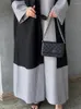 Etnische kleding Eid moslimjurk voor vrouwen Feest Abaya 2-delige set Katoen Liene Marokko Ramadan Lace-up Kaftan Islam Dubai Arabische lange gewaad