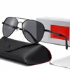 Okulary przeciwsłoneczne lekkie luksusowe temperament modne okulary przeciwsłoneczne z pudełkiem domyślnie