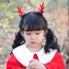 Hair Accessories Fresh And Sweet Christmas Clips Easy To Wear Elk Ear Hairpin Festive Elements Hats Acrylic