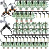 Kits Sprycle 550M Wifi sans Fil Jardin Système d'arrosage Automatique Kit Micro Irrigation Goutte à Goutte DIY Brume de Refroidissement par Pulvérisation pour Plantes en Pot