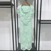 Бальные платья 2024, летнее платье с квадратным вырезом и ромбовидной отделкой, кружевная облегающая юбка на бедрах, женская юбка с коротким рукавом