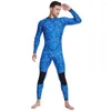 Maillots de bain pour femmes One-Pièces-Costume Hommes Surf Méduse Natation Ensembles Plongée Vêtements Épaississants Pour Néoprène Combinaison À Manches Longues Ensemble Complet Du Corps