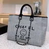 Sacs Letter CC Luxury Totes Handbag Fashion Canvas Canvas Femme Tote Brand Choulle Femelle Broidered Designer Hands Sacs Ladies Shopping Cross Body Bodypack T8W8