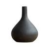 Vases Vase en céramique moderne Texture lisse vitrée Design mat Stable Floral Décoration idéale pour