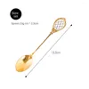 Spoons Coffee Spoon Brief Durable And Warm Moist Color Easy To Clean Non Fading Tableware Mixing Dessert Ladle