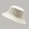 Big Head Man Stor storlek Sun Hat Women Blank Fisherman Pure Cotton Panama Cap Plus Hucket Hats 5457cm 5760cm 6063cm 240320