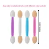 Boxed Double-Headed Spge Lidschatten-Stick Einweg-Latex-Lidschatten-Bürsten-Maniküre-Wisch-Bürsten-Stick Make-up-Tool K8dq #