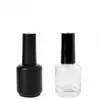 5/10/15 ml glas nagellackflaskor tomma påfyllningsbara nagelgel polska ctainers med penselmake makeup verktyg nagelkonst accores 119y#