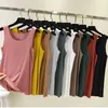 Women's T-Shirt Womens seamless vest top V-neck casual sleeveless vest basic T-shirt top solid color 12 colors 240323