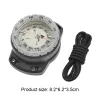 Compass Bungee Cord Compass Unterwasser 50m Tauchwaterfester Tauch -Tauch -Campass -Uhr für die nördliche südliche Hemisphäre