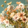 Decoratieve bloemen Chrysant Kunstbloem Bruiloftsfeest Uitstekend cadeau Woondecoratie Roze muur