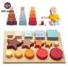 Tri Nesting Empilage jouets Faisons des blocs de construction souples Montessori en silicone pour bébé empilant des puzzles de jouets pour enfants cadeaux éducatifs 24323
