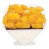 Engångskoppar sugrör hjärtformad pudding gelé mousse glass kopp aptitretare skål för hem dessert butik mat container plast