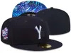 Приталенный дизайнерский размер Бейсбол Футбол Плоские повседневные кепки с вышивкой букв Хлопок Все команды Спортивный мир Пропатченные Полностью закрытые шляпы Эда Заказ смешивания