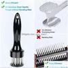 Meat Poultry Tools Potry 304 Stainless Steel Needle Tenderizer Durable 21 Tra Sharp Needles Blade Steak Beef Kitchen Cooking Zxf D Dhvnt