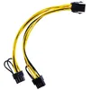 Computer Cables Connectors Power Professional 6Pin To Dual 8Pin 20Cm Graphics Card Data Cord Splitter For Pc Drop Delivery Computers N Otwcy