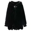 Brand New Thickened Fur Winter Dress Womens Fashion Style Mink Fleece Mid Length Moms Coat