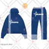 Męskie dresy nofs litery graficzny zestaw odzieży sportowej swobodny dres Dwuczęściowy bluzy bluzy dresowe garnitur Y2K ubrania 156