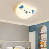 Plafondverlichting Kleine meisjesjongen Slaapkamerlamp LED Cartoon Dierenlicht Warme romantische kinderkamerlampen