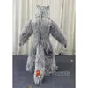 Trajes de mascote 2.2m vida real lobo traje adulto completo iatable mascote terno andando explodir vestido extravagante para halloween animal outfit