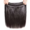 Weave Straight Bundles Human Hair Rak hårgardiner Buntar Mixed Silk Real Hair Factory Outlet