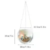 Planters Creative Disco Mirror Flowerpot Discos Ball Planters Flower Pots Hanging Basket Plant Planting Pot Home Hanger Planter