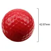 CRESTGOLF 6 Stück/Packung Bunte Minigolfbälle Zweiteilige Golfübungsbälle Training Golf Pelotas Bälle