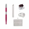 Kit de microblading para cejas, herramienta de mano para microblading, conjunto de accesorios para bordado de cejas, kit de tatuaje de maquillaje permanente D5d5 #