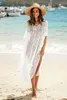 Maillot de bain pour femmes, Cover-Up pour la plage, ensemble Bikini avec chemise fendue, jupe creuse, en Polyester solide, 2024