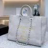 أكياس فاخرة خطاب الكتف رسالة CC TOTES HANDBAG Fashion Canvas Bag Womens Tote CH CH Female Exmented Handbags Ladies Shopcy Cross Back Backpack 4T55