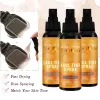 Adhésifs Wodemate Lace Tint Spray 3 couleurs Teinte Liquide Cacher les poignées Faire fondre votre teint de peau Femmes noires Perruque Installer pour Lace Frontal