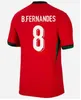 2024 2025 Bernardo Joao Felix piłkarski koszulki Ronaldo Bruno Diogo J. Otavio Fernandes 23 24 25 Portugalska drużyna narodowa Portugalia Piłka nożna dla dorosłych mężczyzn Kit 4xl 4xl