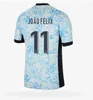 2024 Jerseys de futebol de Portugusa Portugal Ronaldo Joao Felix Pepe Bermardo B.Fernandes Camisa de Futebol 24 25 J.Moutinho Camisa de futebol masculino Kit Women Women di Di