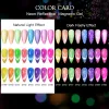 Kits 7/11 PCs Gelnagellack Set Fluoreszenz Reflexion Glitzer Magnetisches Gel Neon Nagel Gel Polish Semi Permanent Nail Art Kits UV