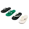 Sandalen heren klassieke pantoffels luxe zomer designer schoenen letter merk strandschoenen waterdichte slippers schuimrubber badkamerschoenen platte hak outdoorschoenen